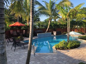 Una piscina climatizada