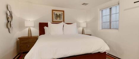 1 bedroom, iron/ironing board, travel crib, WiFi