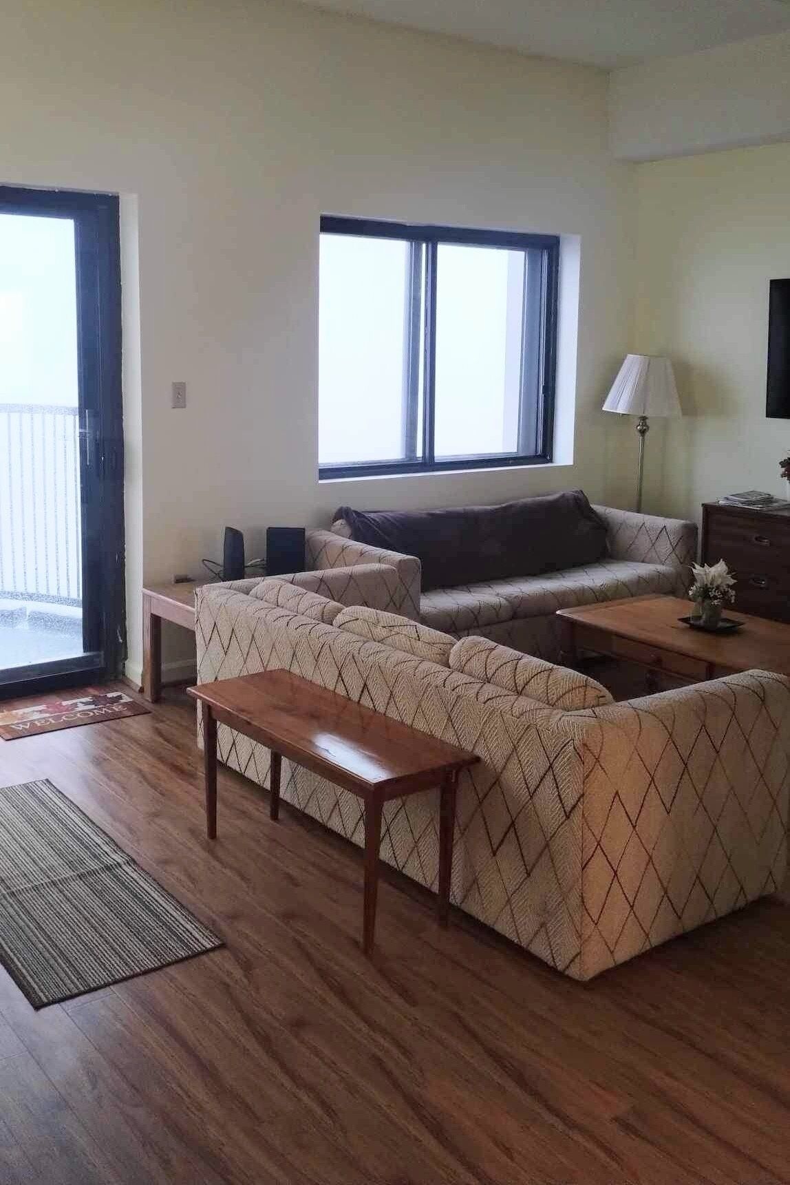 公寓客房, 2 間臥室 | 起居區