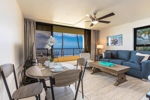 Living area - Sugar Beach Resort, #235 1 Bedroom Condo by RedAwning (Kihei)