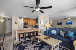 Condo, 1 Bedroom | Living area - Sugar Beach Resort, #409 1 Bedroom Condo by RedAwning (Kihei)
