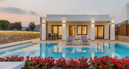 New Luxury Villa with Private Swimming Pool & BBQ, 5 Min. From Prasonisi Beach!