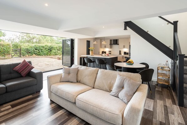 TV, fireplace, offices