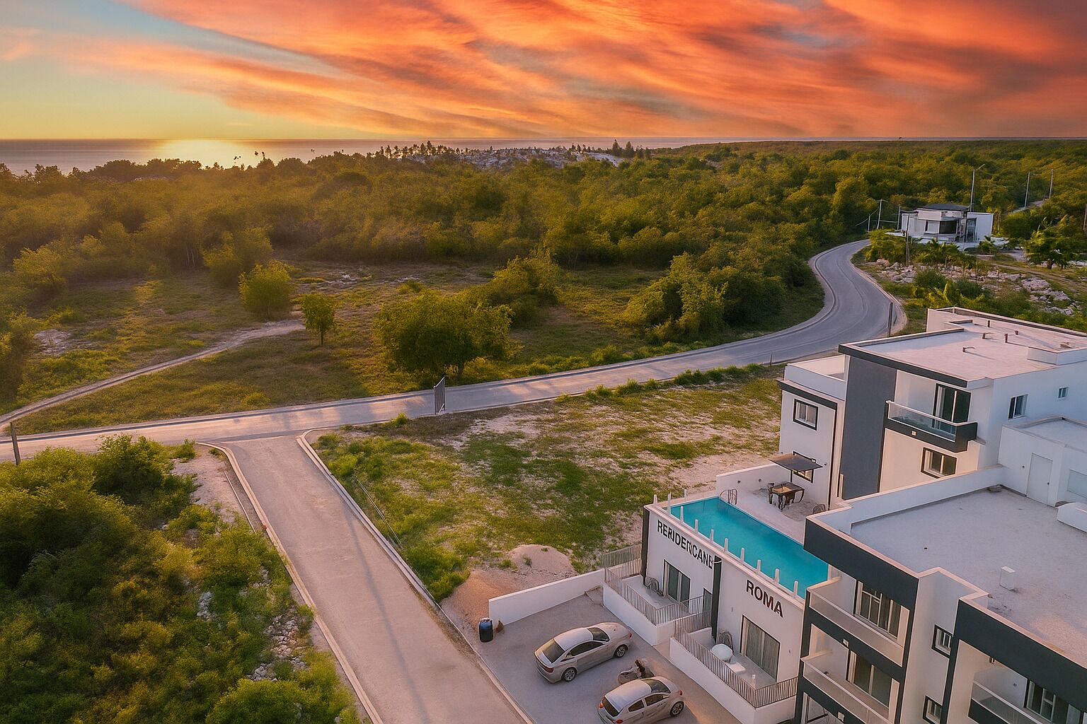 المنشأة من الخارج