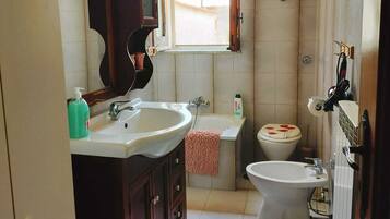 Asciugacapelli, asciugamani, sapone, carta igienica