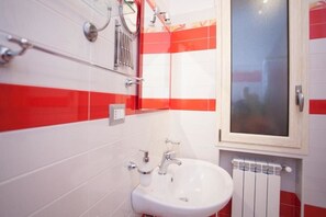 Regadera, secadora de cabello, bidet, toallas 