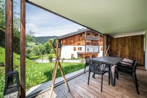 Outdoor dining - Lupin - Charming apartment with terrace in Megève (Megeve)