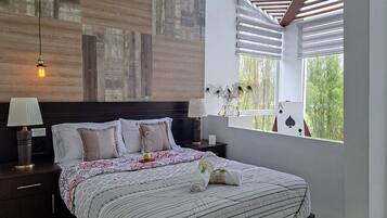 Comfort tweepersoonskamer, uitzicht op tuin | Gratis wifi