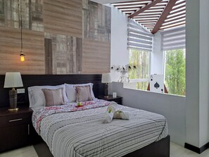 Habitación Confort doble, vistas al jardín | Wifi gratis