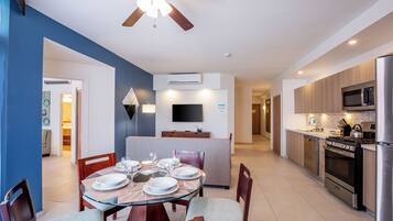 In-room safe, desk, blackout curtains, iron/ironing board