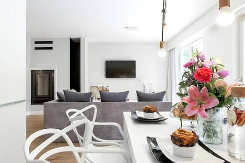 Appartement familial, non-fumeur, rez-de-chaussée | Aire de séjour