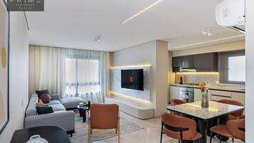 Superior-Apartment, 1 Schlafzimmer | Wohnbereich