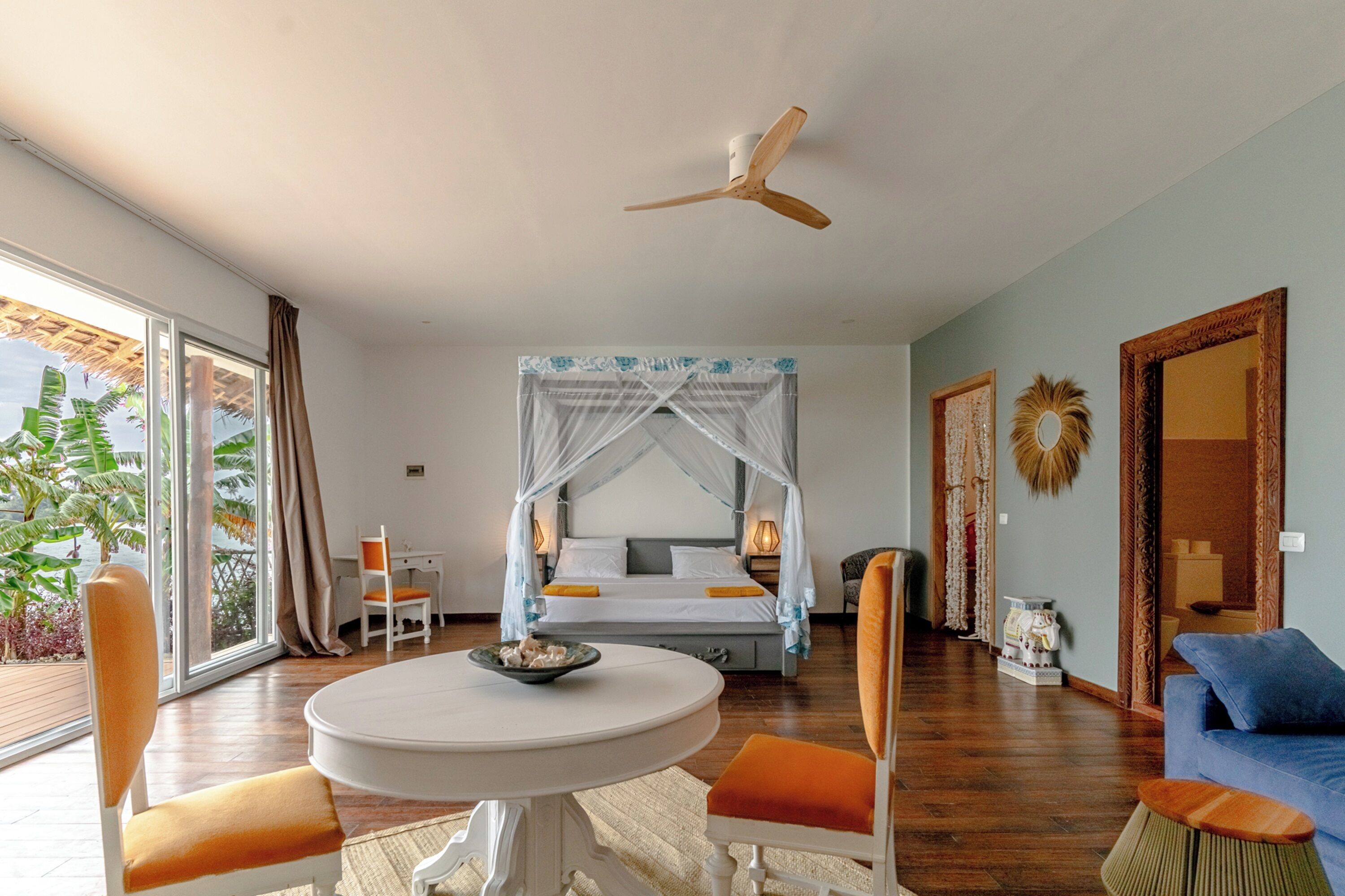 Luxury Villa, Private Pool, Sea View | Living area
