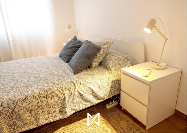 Departamento, balcón | 1 habitación, tabla de planchar con plancha y wifi gratis 