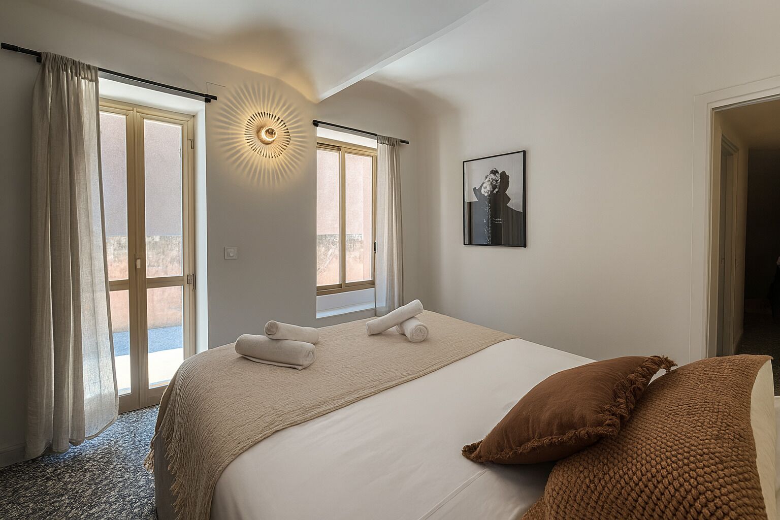 2 bedrooms, iron/ironing board, free WiFi, bed sheets