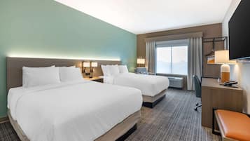 Tempur-Pedic beds, laptop workspace, iron/ironing board, free WiFi