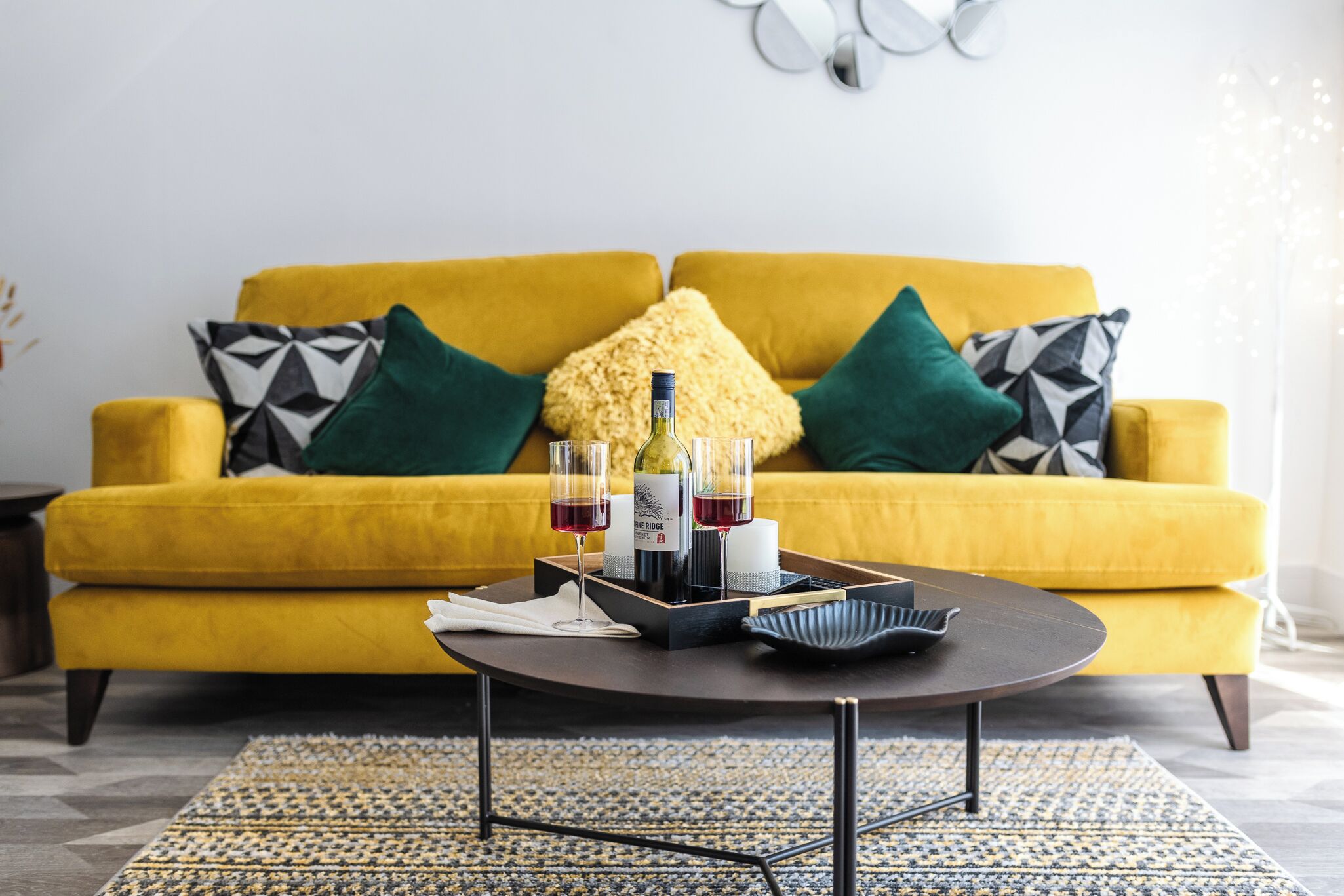 House | Living area | TV, fireplace