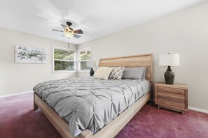 4 bedrooms, iron/ironing board, travel cot, free WiFi