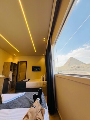 Chambre Deluxe Double ou avec lits jumeaux, vue montagne | Vue sur les montagnes