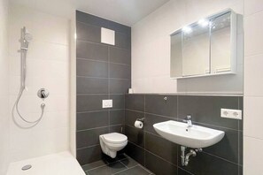 Shower, hair dryer