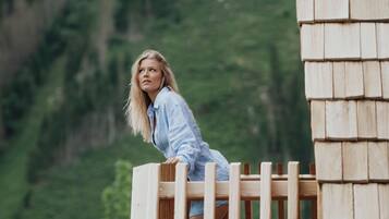 Luxury Chalet, Balcony, Mountain View | Terrace/patio