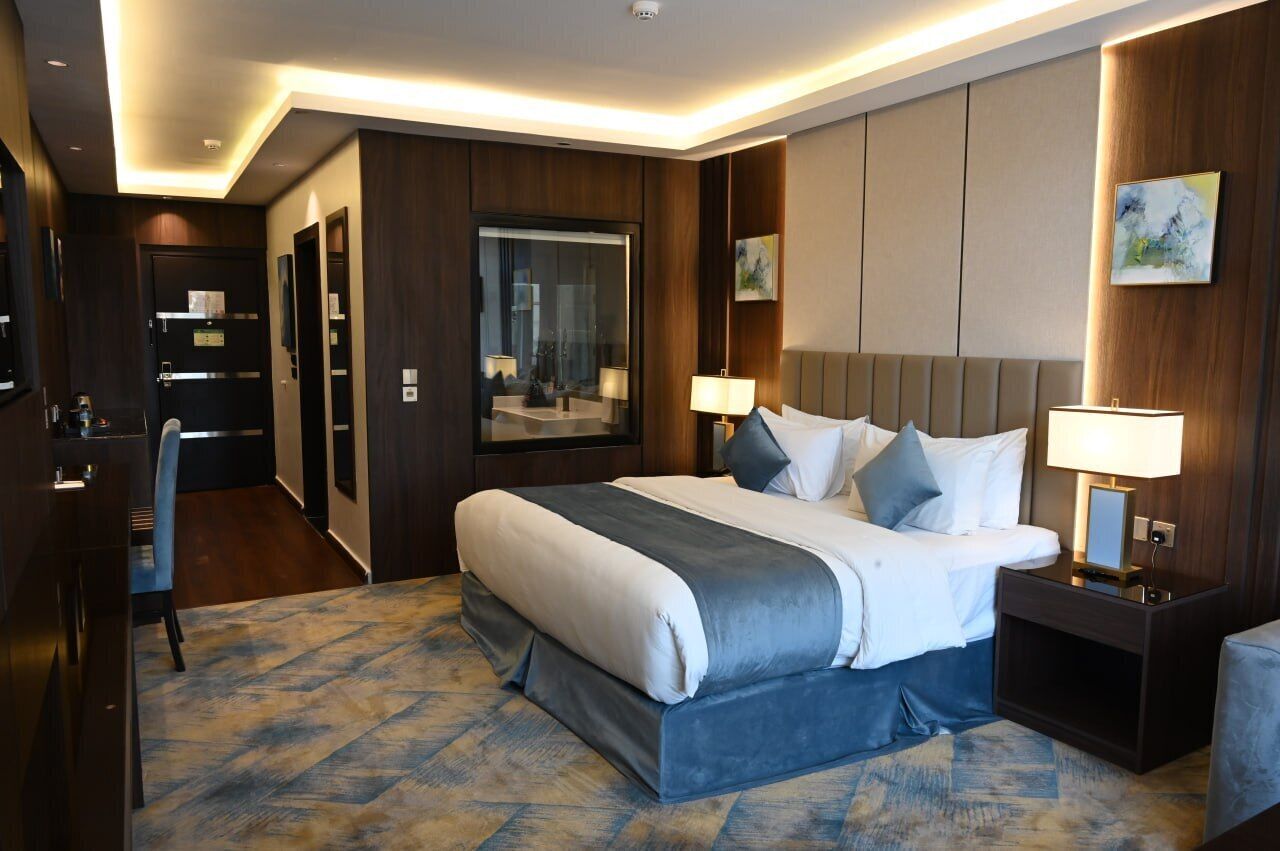 In-room safe, blackout curtains, soundproofing, iron/ironing board