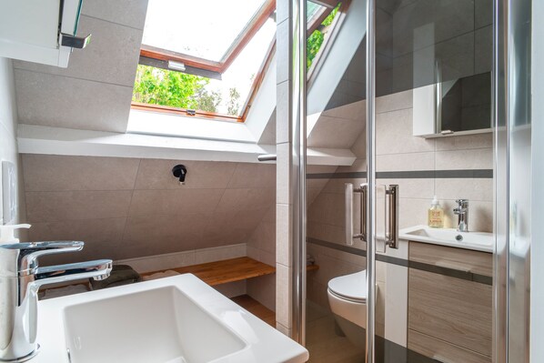 Hair dryer, towels - La Timonerie - Studio climatisé à Bénodet (Benodet)