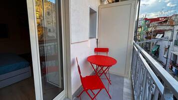 Design-Doppelzimmer | Balkon