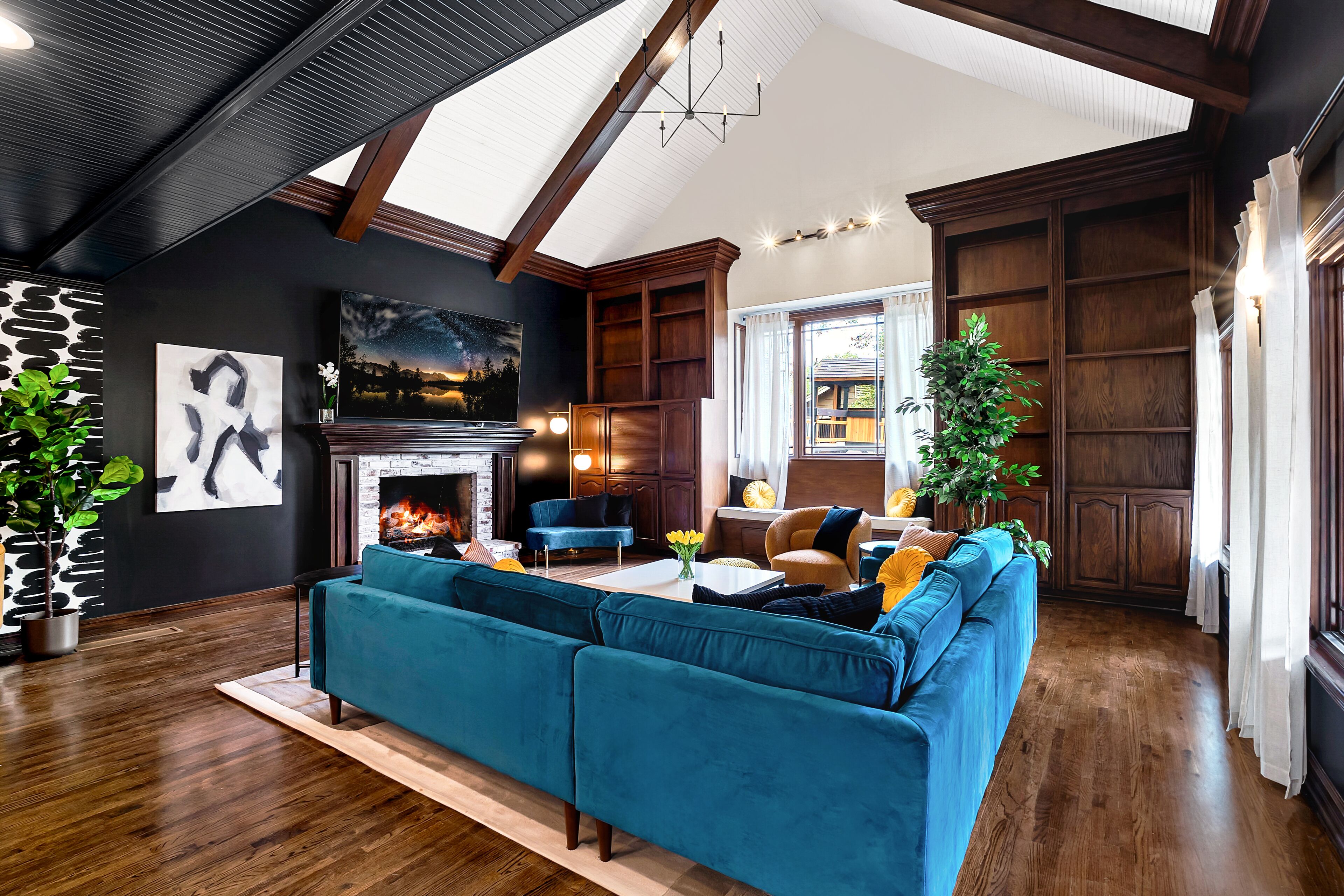 Smart TV, video games, foosball, table tennis