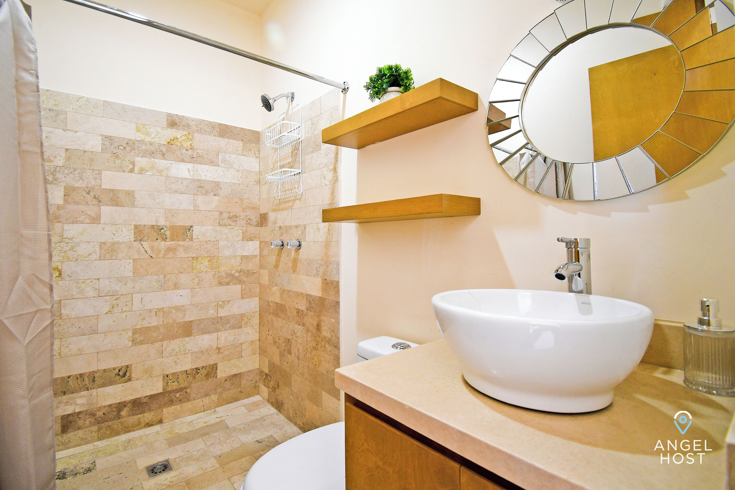 Departamento Confort, 2 habitaciones, vista al océano | Baño