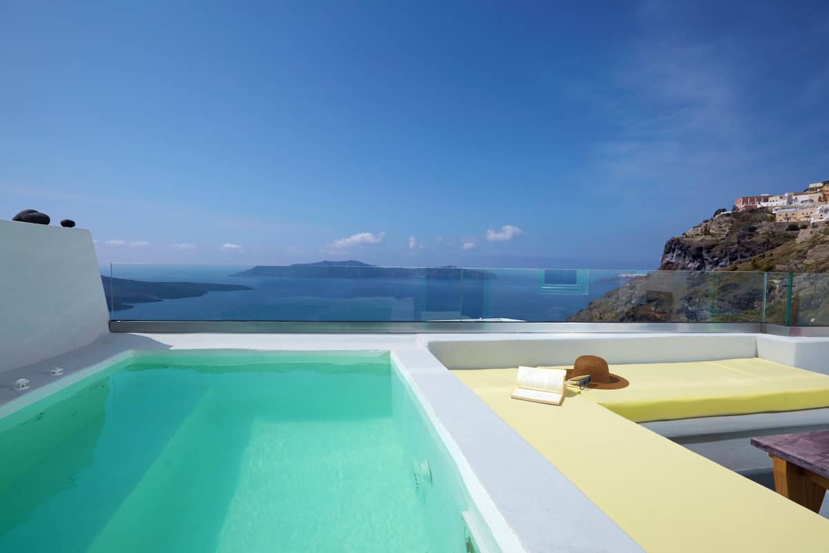 Exclusive Suite, Hot Tub, Sea View | View from room