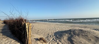 You live directly on the beach, comfortably on 2 spacious floors.