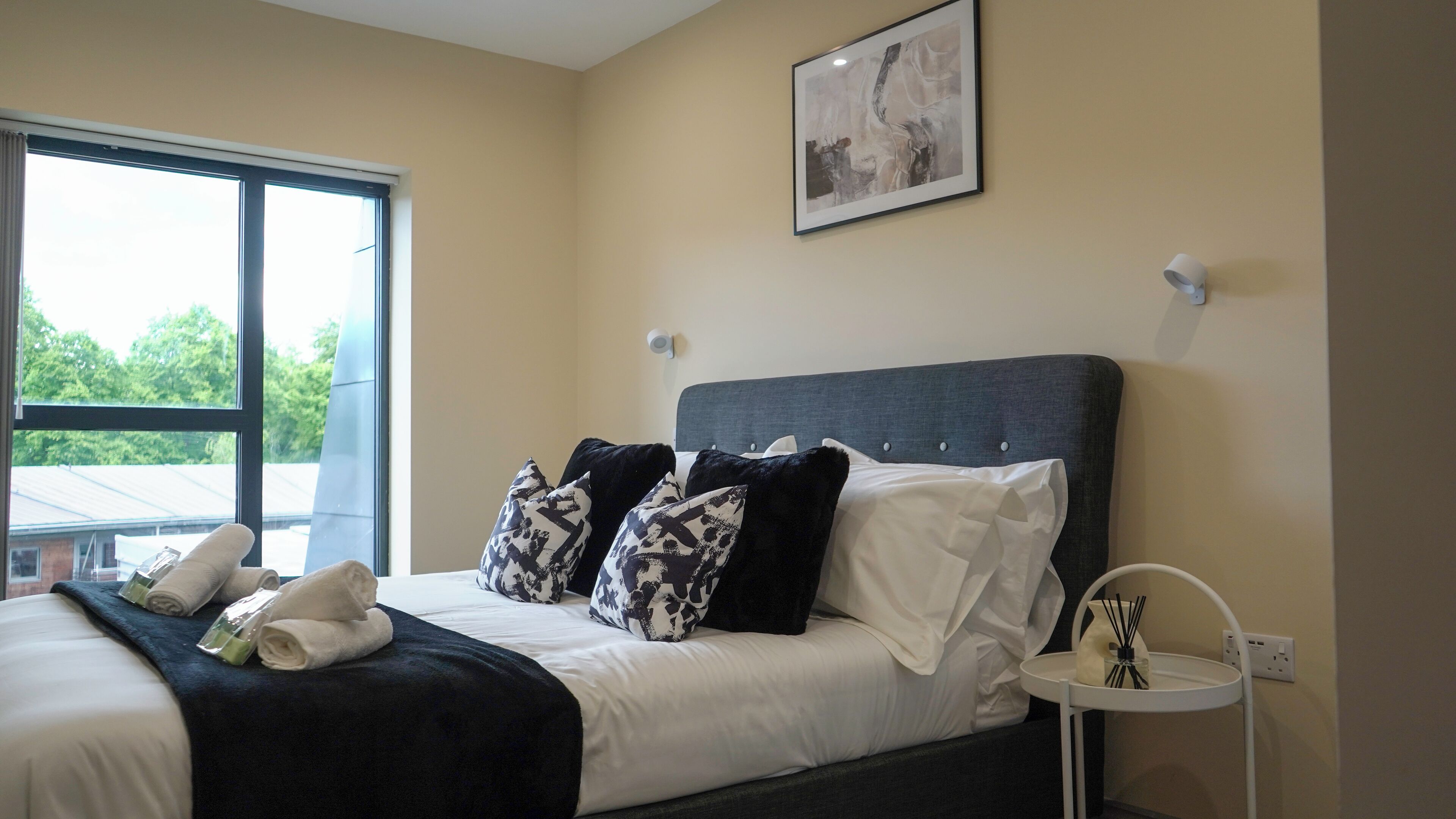 1 soverom, strykejern/-brett, wi-fi (inkludert) og sengetøy