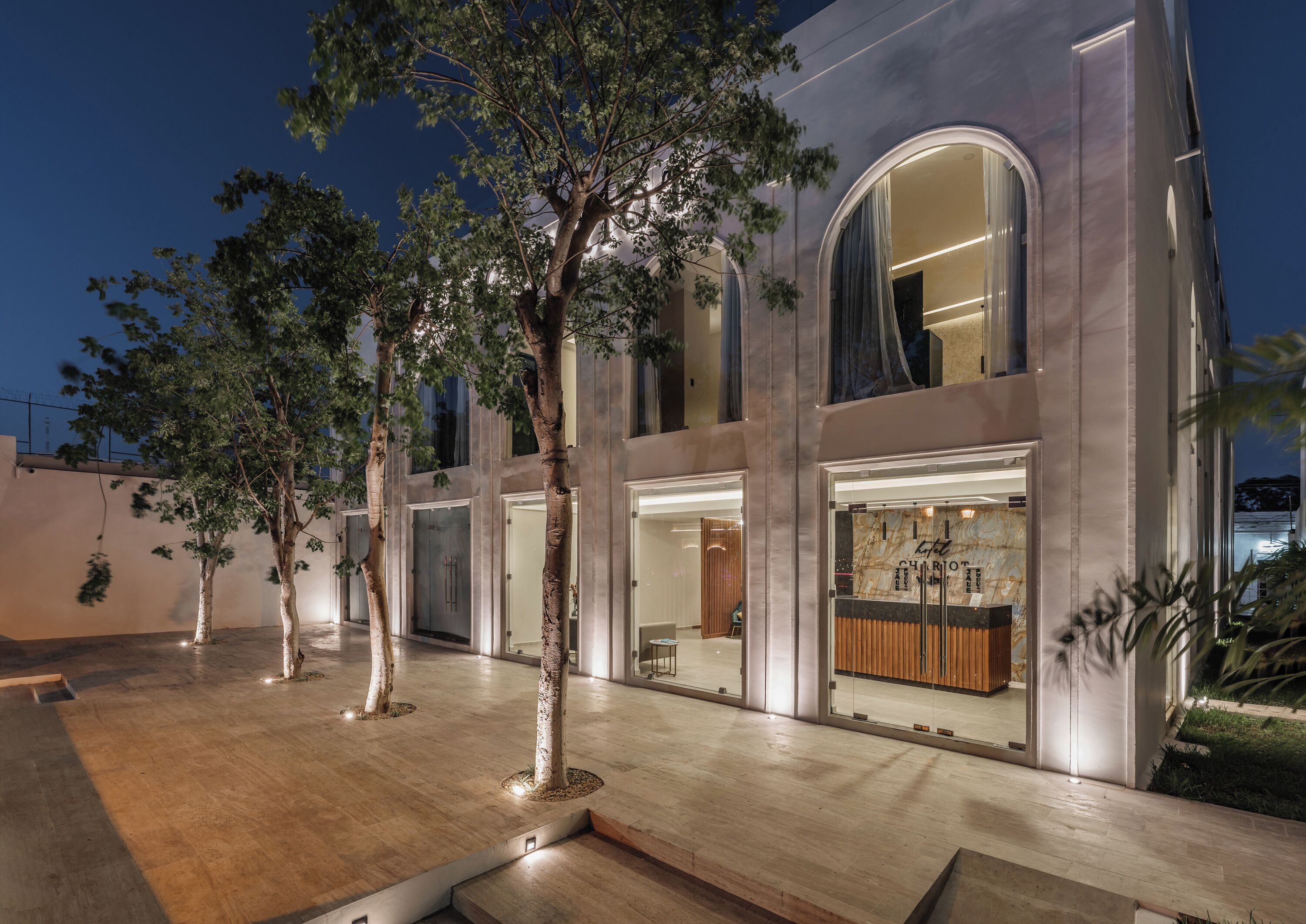 Fachada de la propiedad