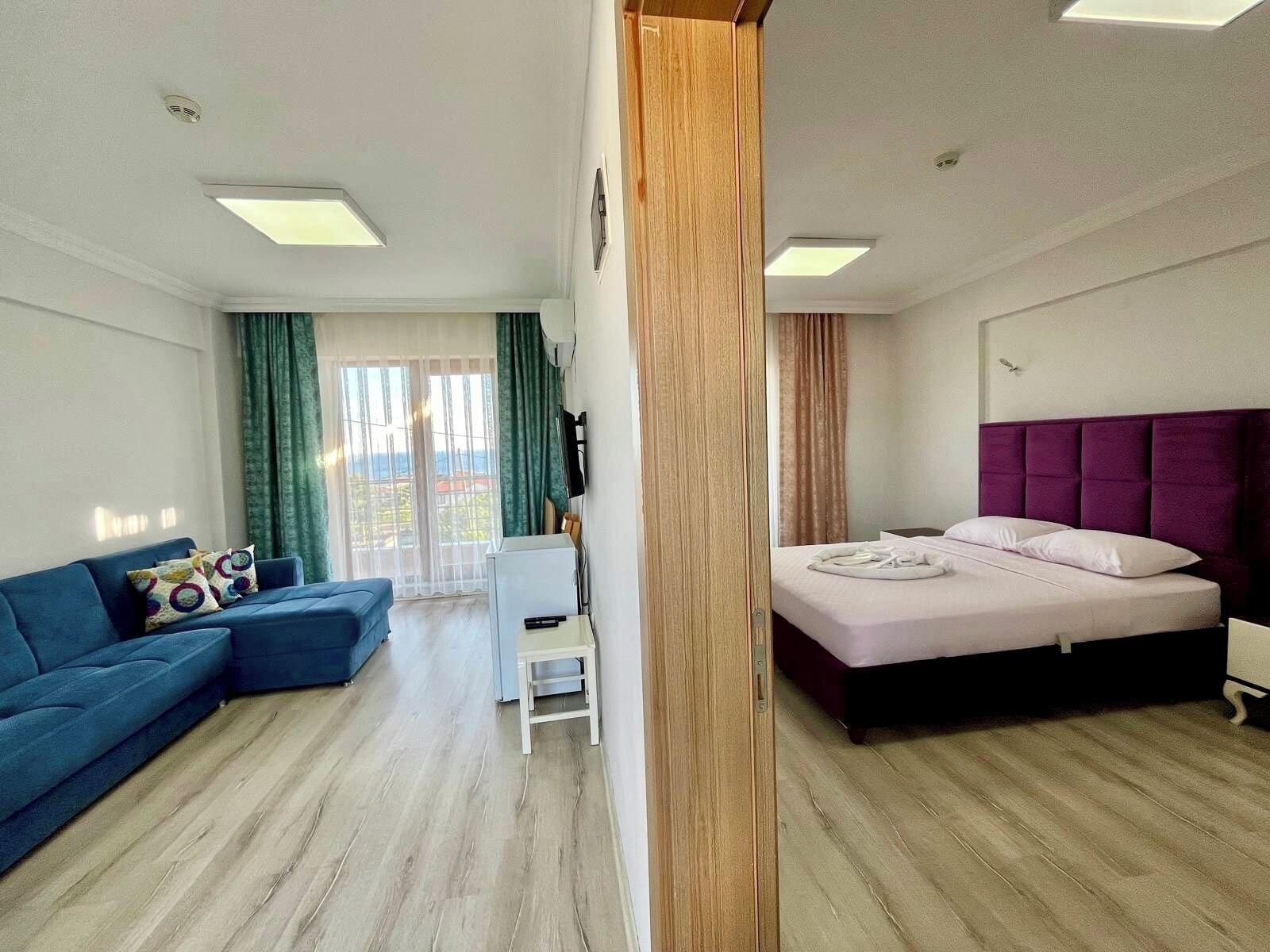 华丽套房, 阳台, 海景 | 1 多间卧室、高档床上用品、免费 WiFi、床单