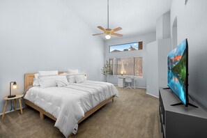 4 bedrooms, desk, iron/ironing board, travel cot - Spacious Retreat w/ Free Heated Pool – Close to Stadium & Ballparks! (Peoria)