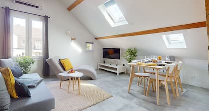 Appart 4 sleeps-10 min from Paris-clim-wifi