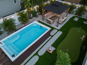 Piscine chauffée