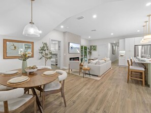 TV connectée, cheminée