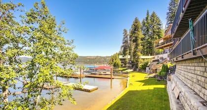 Beautiful Lake Coeur d'Alene Retreat: Deck & View!