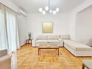 Superior appartement, uitzicht op stad | Woonruimte