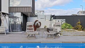 Una piscina riscaldata