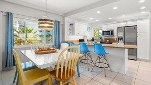 Condo, Multiple Beds (Jamaica Royale Beach View Tower - T32) | Private kitchen | Oven, toaster, cookware/dishes/utensils, paper towels - Jamaica Royale Beach View Tower by Beachside Management (Siesta Key)