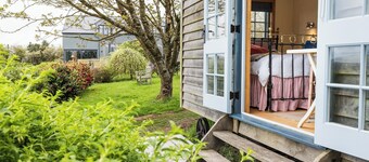 A coastal shepherd’s hut with sea views and space to slow down