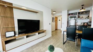 Smart TV, aparelho de som