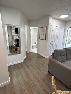 Living area - ChicRomantic1BedBSMTsuiteWIFISteamShower (Calgary)