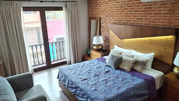 Habitación de lujo | Sábanas de algodón egipcio, ropa de cama de alta calidad y edredón