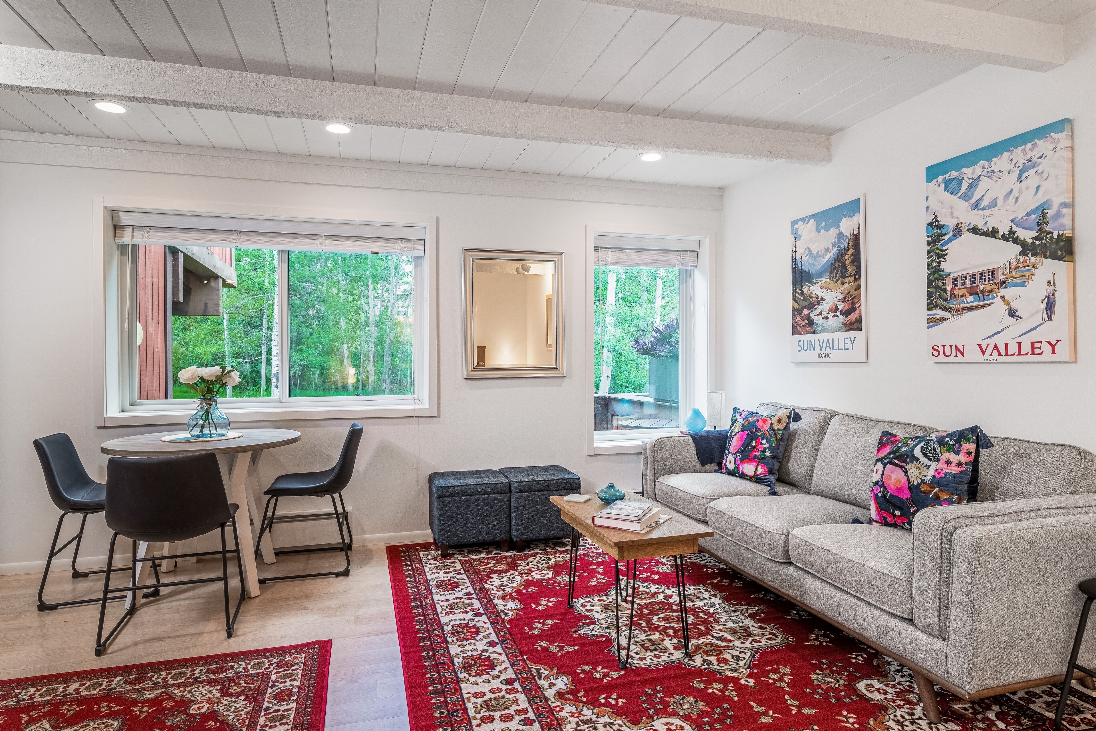Serene mountain retreat on the river, remodeled with WiFi, patio, W/D
