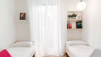 2 bedrooms, iron/ironing board, travel crib, WiFi