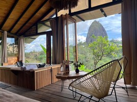 Deluxe Chalet, Mountain View | 1 bedroom, laptop workspace, blackout drapes, free WiFi